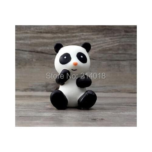 Przy Silicone Mold 3D Fondant Mold Cartoon Cute Panda Handmade Soap Molds Moulds Rubber Eco-friendly 001 CIQ,FDA,CE / EU,SGS