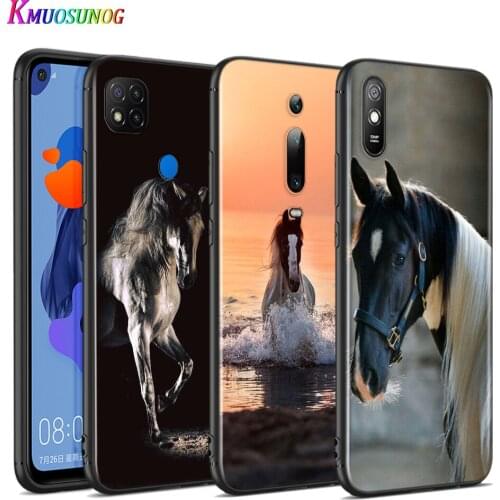 Silicone Cover Running Horse Clydesdale For Xiaomi Redmi 9T 9 9C 9A 9AT 9i 8 8A 7 6 Pro 7A 6A 5 5A 4X Plus Phone Case