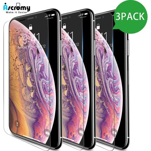 For iPhone XS Max X S XR 11 Pro 11Pro 8 Screen Protector Tempered Glass Protective Film Protection ScreenProtector verre trempe