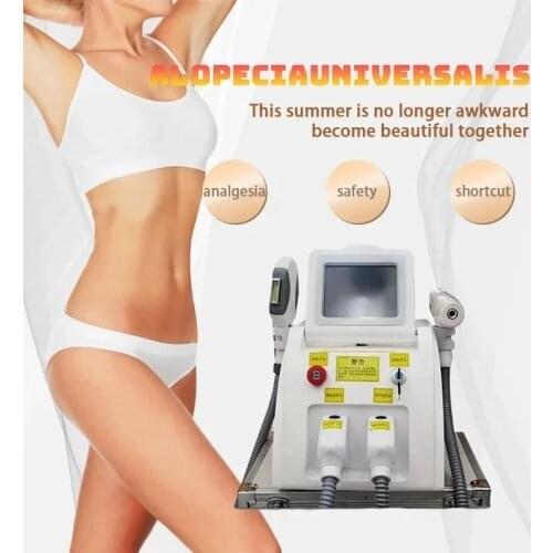Factory price 2 in 1 IPL SHR /OPT/Elight hair removal and laser tattoo removal beauty machine for salon