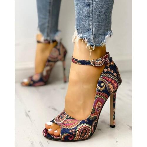 2021 New Shoes Woman High Heels Pumps Sandals Fashion Summer Sexy Ladies Increased Stiletto Super Peep Toe Shoes Dropshipping
