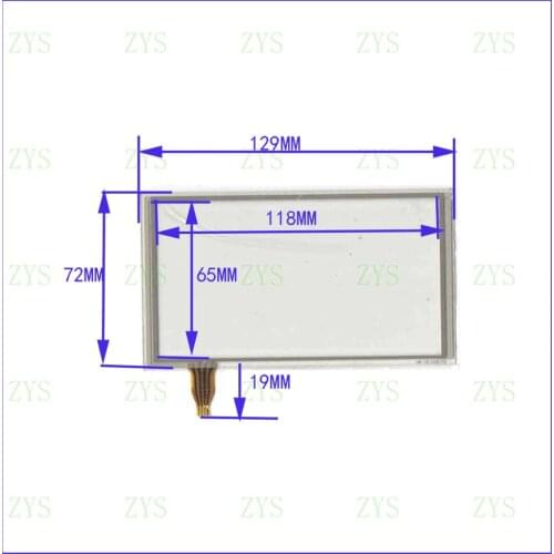 ZhiYuSun AJ3071 for PDA and display NEW 5inch Touch Screen 129*72 for industry applications 129mm*72mm