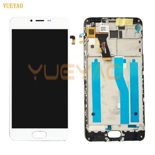 5.2 LCD For MEIZU M5 Display Touch Screen Digitizer with Frame M611H Display Module For MEIZU M5 LCD Screen Replacement