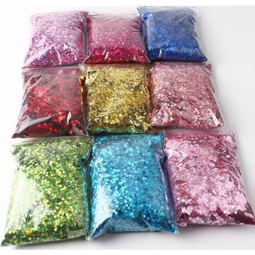 50G Five-Pointed Star Sequins Soft Flash Laser Nail Art Tool for Gel Polished Mosaic Diy Decorative Nail Art Rhinestones3Mm