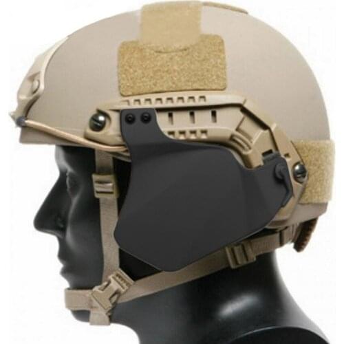 Helmet Side Covers TPE Durable Helmet Accessory Clamp Airsoft Tactical Ear Protection Covers CS Tool