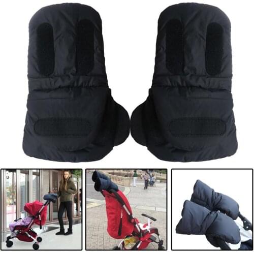 Baby Stroller Warm Gloves Mittens Winter Infant Stroller Accessories Kids Toddler Pram Pushchair Baby Car Accessories