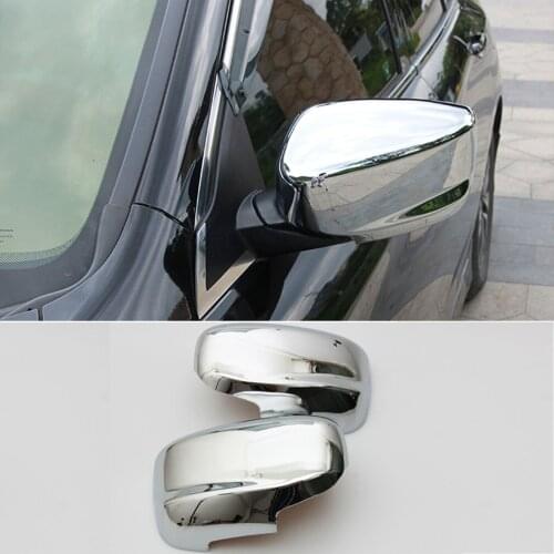 FOR Honda Accord 8th 2008-2012 2PCS ABS chrome car exterior rear view mirror cover trim