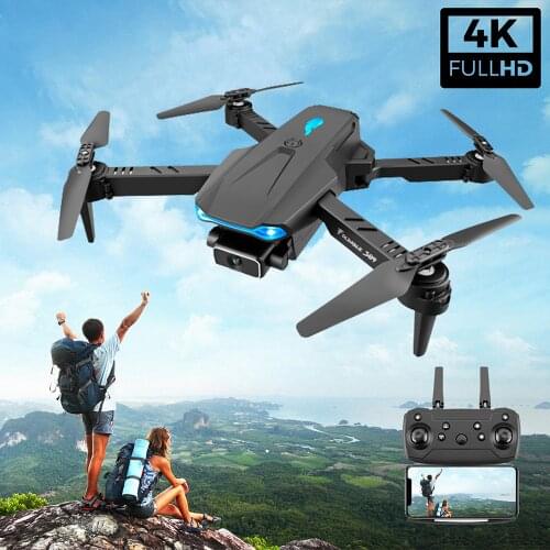 2021 RC Drone 4K HD Dual Camera Real-Time Transmission WIFI FPV Aerial Photography Foldable Quadcopter Easy To Carry Child Gift