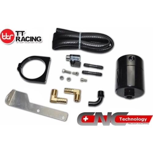 GM_BK - For GM Silverado Suburban 4.8L 5.2L 5.3L 6.0L Dual Chamber Oil Catch Tank Black