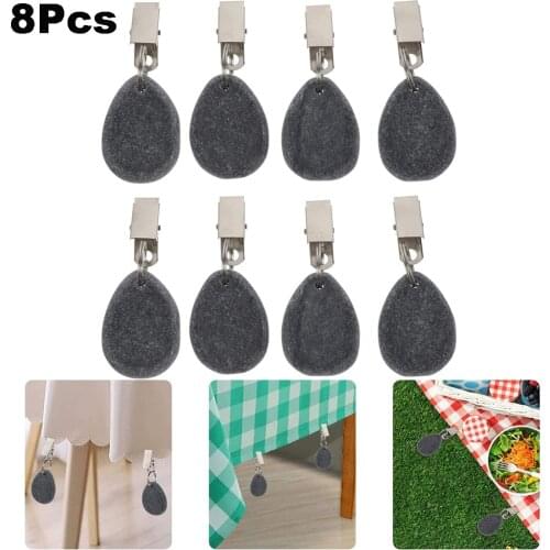 Creative Tablecloth Weights Stainless Steel Metal Holder Clip Buckles Diy Hanging Cloth Party Picnic Table Cover Decorat