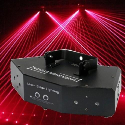 6 eyes rgb disco laser stage effect light dmx512 laser projector party light stage decoration lasers dj ktv club night events