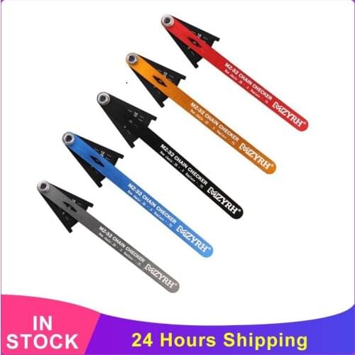ZTTO Multi-functional Bicycle Bike Chain Checker Wear Indicator Measuring Instrument Gauge Repair Checker Road Bike Accessories