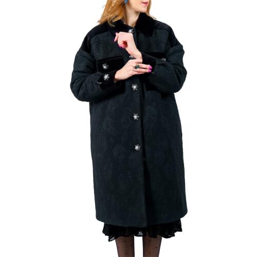 Модный Дом "Ия Йоц" Women's Gray Coats
