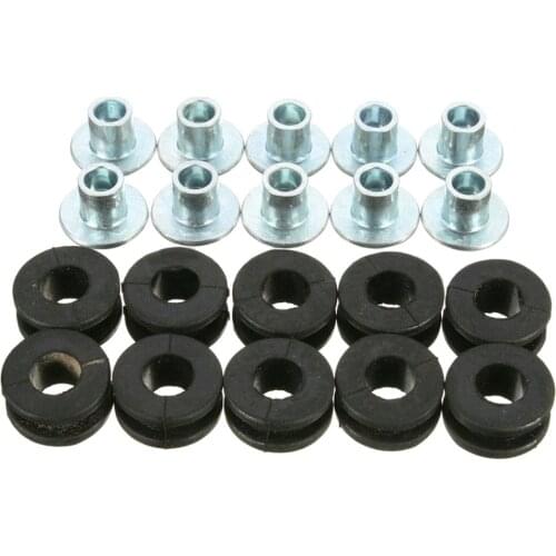 10x/Set Motorcycle Rubber Grommets Bolt Kit Replacement For Honda Suzuki Fairing