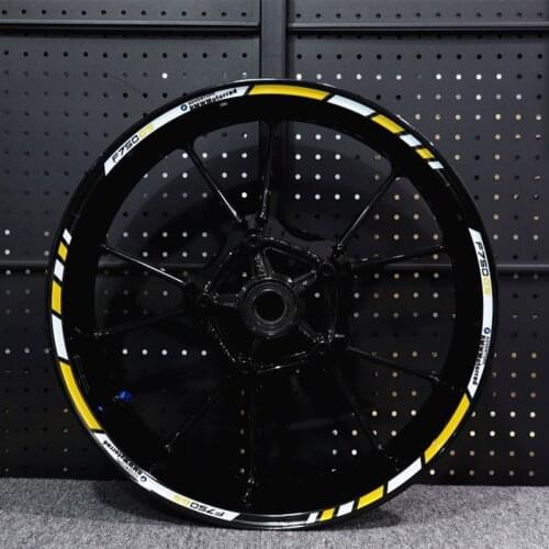 Applicable to BMW F750GS motorcycle wheel sticker waterproof reflective rim sticker front wheel 19 inch rear wheel 17 inch
