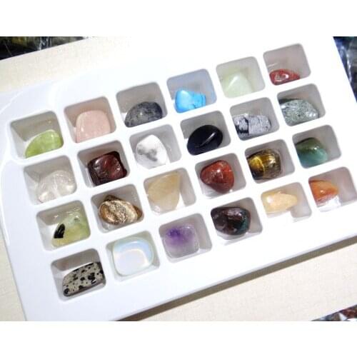 Natural stone Turquoises tiger eye Quartz Crystal aventurine pendant for diy Jewelry making necklace Accessories24PCS