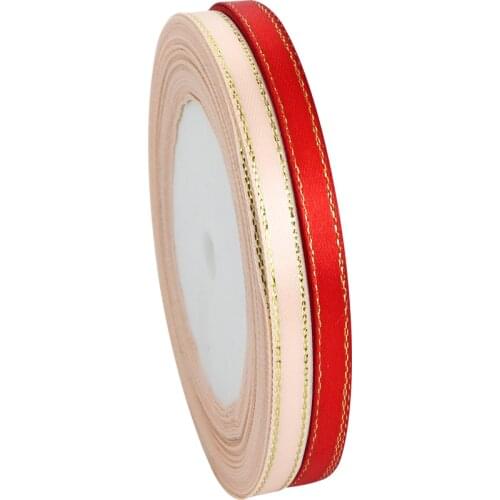 New 25Yards 6mm Selection Multicolor Phnom Penh Single Face Satin Ribbon Gift Packing Belt Moon Cake Hi Box Packaging Decoration