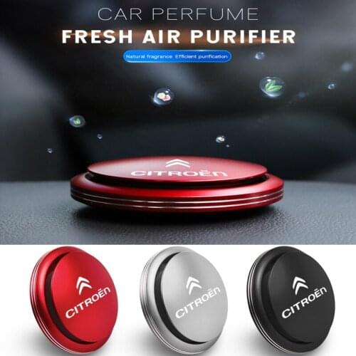 Auto Logo Rotating Car Air Freshener Perfume Interior Parts Decor Aromatherapy For Citroen C4 C3 C5 C1 C2 Berlingo Celysee Grand