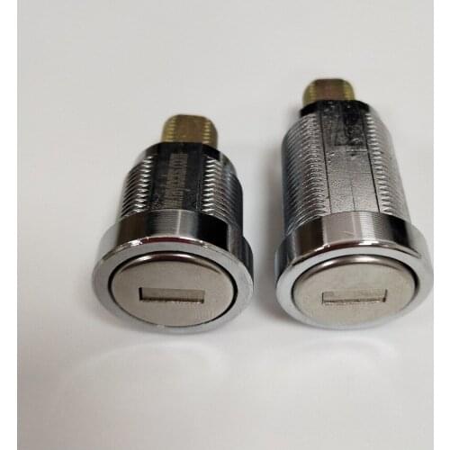 Raylock hex nut fixing long cam lock flat key cabinet steel door lock different key furniture drawer lock