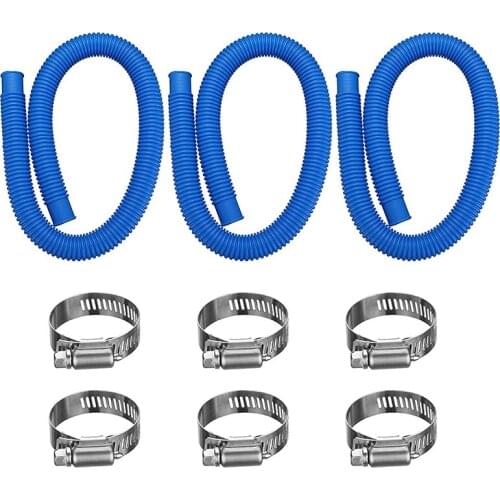 Pool Pump Replacement Hose, 1.25 Inch Diameter And 59 Inch Long Filter Replacement Hose For Intex Filter Pump 607, 637