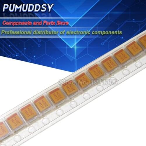 10pcs Type D 100UF 150UF 220UF 330UF 470UF 680UF Tantalum Capacitor 2.5V 4V 6V 6.3V 10V 16V 25V 35V 50V 4.7/6.8/10/15/22/33/47UF