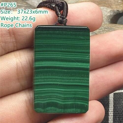 Top Natural Green Malachite Chrysocolla Necklace Pendant Jewelry For Women Man Luck Love Crystal 37x23x6mm Beads Gemstone AAAAA