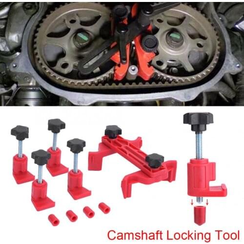 5pcs Universal Cam Camshaft Lock Holder Car Engine Cam Timing Locking Tool Set Pulley Retainer Car Accessories