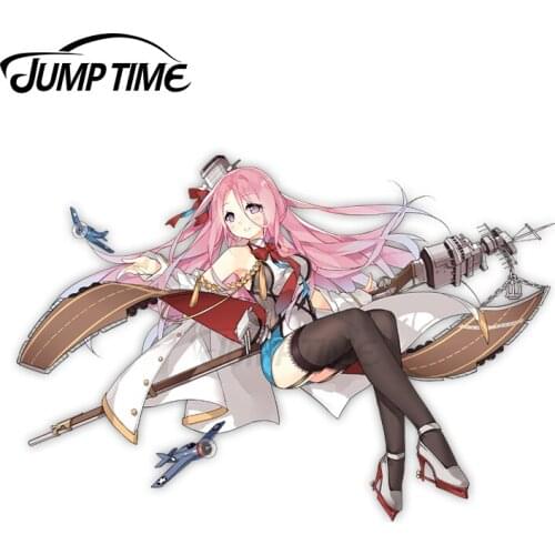 JumpTime 13 x 10.6cm Azur Lane Lexington Anime Waifu Weatherproof Funny Car Stickers Decals Laptop Refrigerator Cute Vinyl Decor