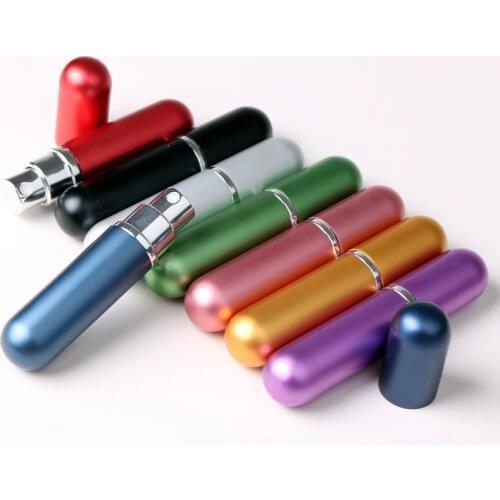5ml Refillable Portable Mini Perfume Bottle &Traveler Aluminum Spray Atomizer Empty Parfum Bottle