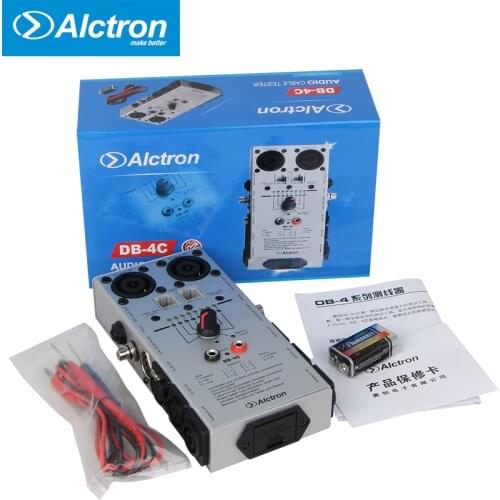 Alctron DB-4C Professional Cable Testers Audio network Cable Detector Tester test tool