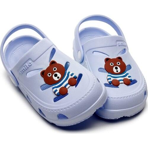 Baby Hole Shoes 2020 Summer New Children Nice Non -slip Soft Floor 1-7 Years Old Boys Girls Beach Cartoon Animation Sandals