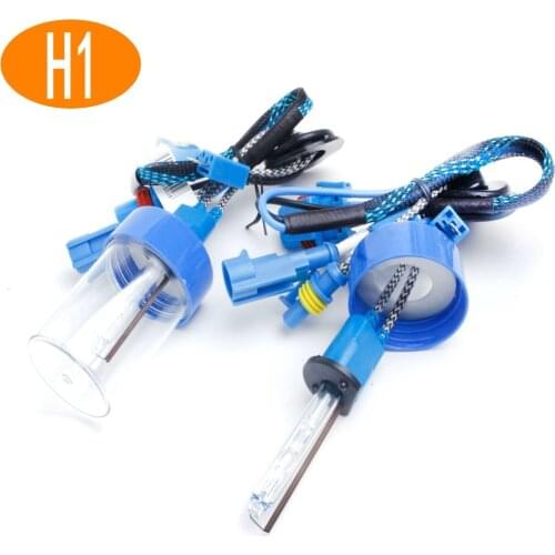 Two HID Kits Xenon bulbs Only 12V-24V 55W H1 fast Start anti-UV super brightest auto car headlight 5500k 6500k H1 xenon bulb