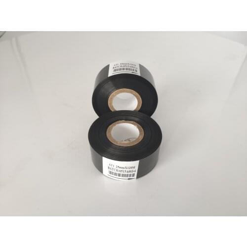 25/30/35mmX120m date time stamp machine Black color hot stamping ribbon