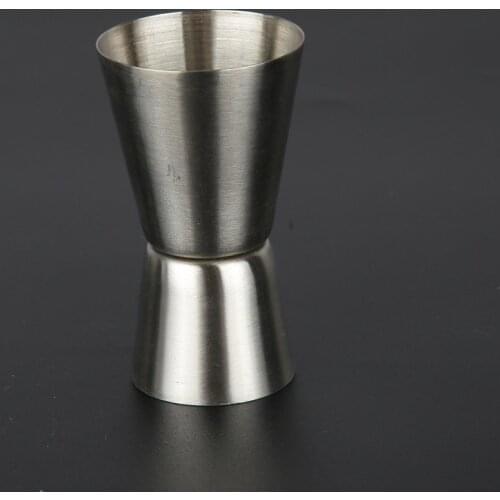 15/30 Ml Stainless Steel Double-head Measuring Cup Bar with Mixing Cup