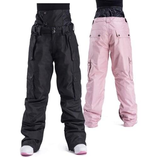 Camouflage 2020 Winter Ski Pants Women Windproof Warm Skiing Trousers Outdoor Snowboard Pants Men Snow Pants Waterproof Overalls