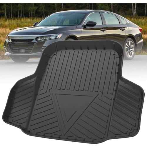 TPE Trunk Mat For Honda Accord Hybrid 2008-2012/2013-2017/2018-2020 Car Waterproof Custom Rubber 3D Cargo Liner Accessories