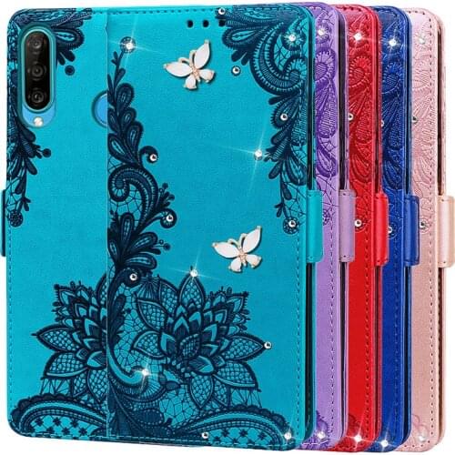Flip Leather Case For Huawei P30 P40 Lite P Smart 2019 2021 Printing Wallet Case For Honor 10 20 9X 10X Lite Y5P Y7P Y5 Y6 2019