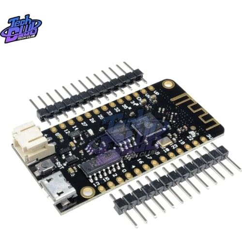 WiFi Bluetooth Development Board Antenna ESP32 ESP-32 REV1 CH340 CH340G MicroPython Micro USB Lithium Battery Interface