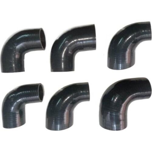 MOFE 51mm/57mm/63mm/76mm/90 Degree Elbow Silicone Rubber Joiner Bend/2 inch/2.5 inch/3 inch silicone intercooler coolant hose