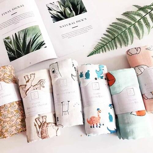 Muslin Swaddles Baby Blankets Photography Accessories Bedding For Newborn Swaddle Towel Swaddles Blankets Breastfeeding Cover
