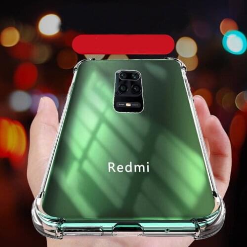 Soft Transparent TPU case For Xiaomi Redmi Note 9S airbag shockproof Protect back cover for Xiaomi redmi note 9 Pro MAX 9S