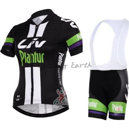 2020 new women short sleeve cycling jersey bib shorts set bike bicycle clothes jersey pants suit clothing mtb kit