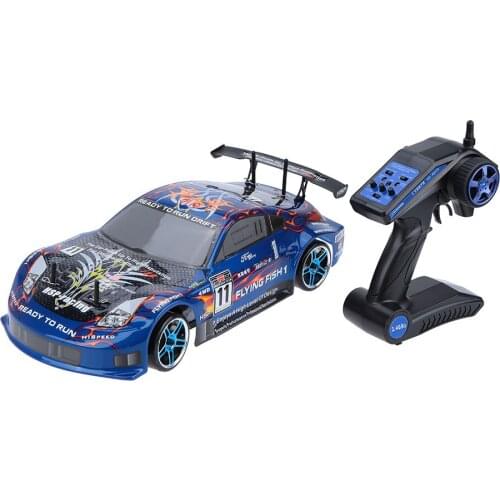 New Original HSP 94123 2.4Ghz Eletronic Powered Brushless ESC 1/10 Flying Fish On-road 4WD RC Drift Car with 12307 Body RTR