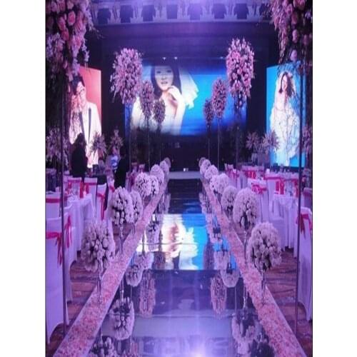 New Arrival 1.2m Wide 10m lot Shiny Wedding Centerpieces Decor Runner Aisle Silver Plastic Mirror Carpet Free Shipping