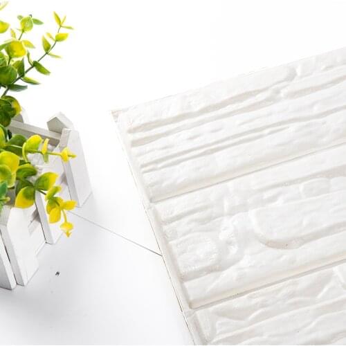 New DIY 3D Brick PE Foam Wallpaper Panels Room Decal Stone Decoration Embossed Self adhesive Waterproof TV Background 60*30 cm