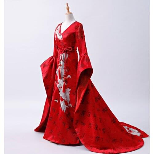 Peacock luxury cororation cosplay dress long gown siss princess Medieval Renaissance Gown queen Cosplay Victorian Belle ball