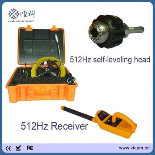 Vicam 100 ft 30m sewer camera for sale push rod drain camera sonde locator waterproof plumbing tools snake camera