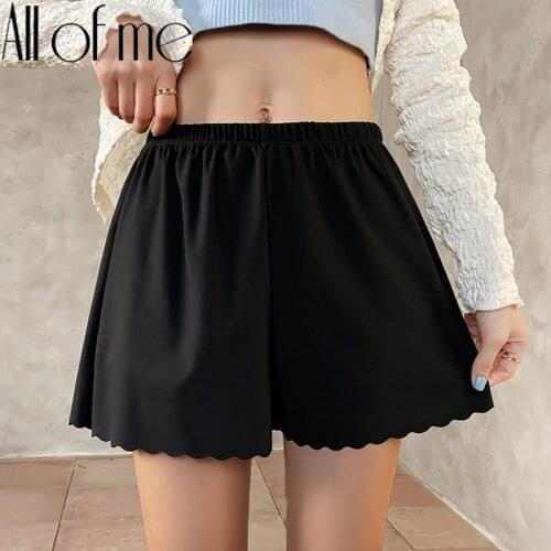 Women Safety Panties Short Pants Seamless Casual Underwear Summer Shorts Home Outdoor Party Skirt Bottoming 6 Solid Color Pants