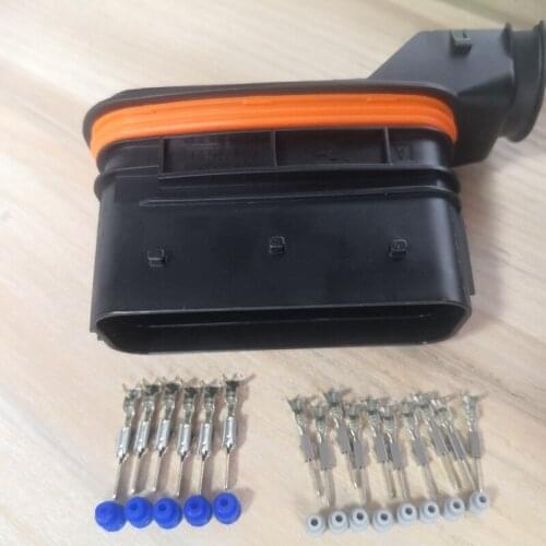 1/2/5/10pcs/lot Electric 62 Pin/Way Auto ECU Connector Plug With Terminal And Caps 1-1718324-1 TE Connectivity AMP Connectors