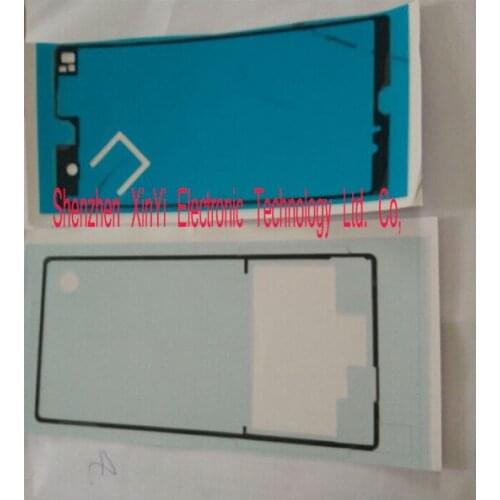 10set(20pcs)Front+Back Adhesive Glue Tape Sticker For Sony Xperia Z L36h C6602 C6603 LCD Housing Frame Part Back Battery Cover